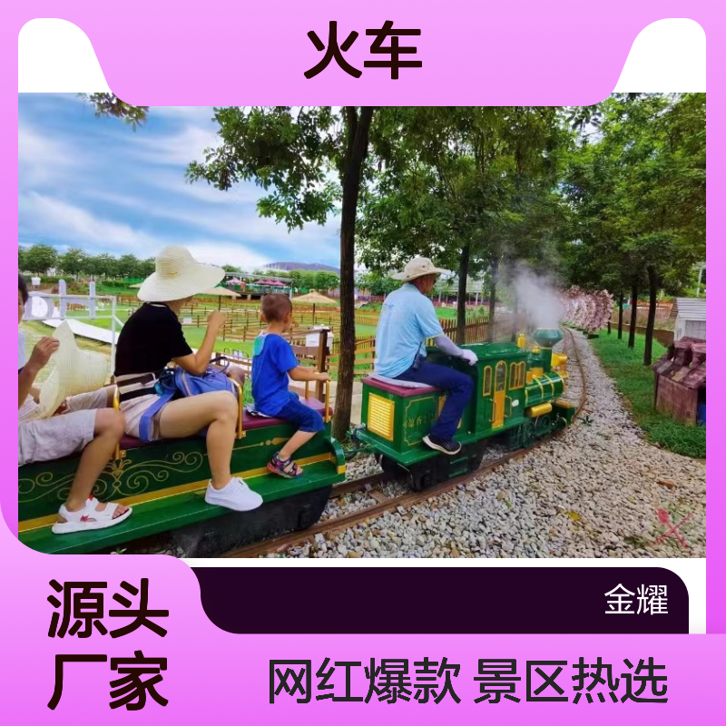 轨道小火车沿着轨道行驶无偏离风险拆卸方便