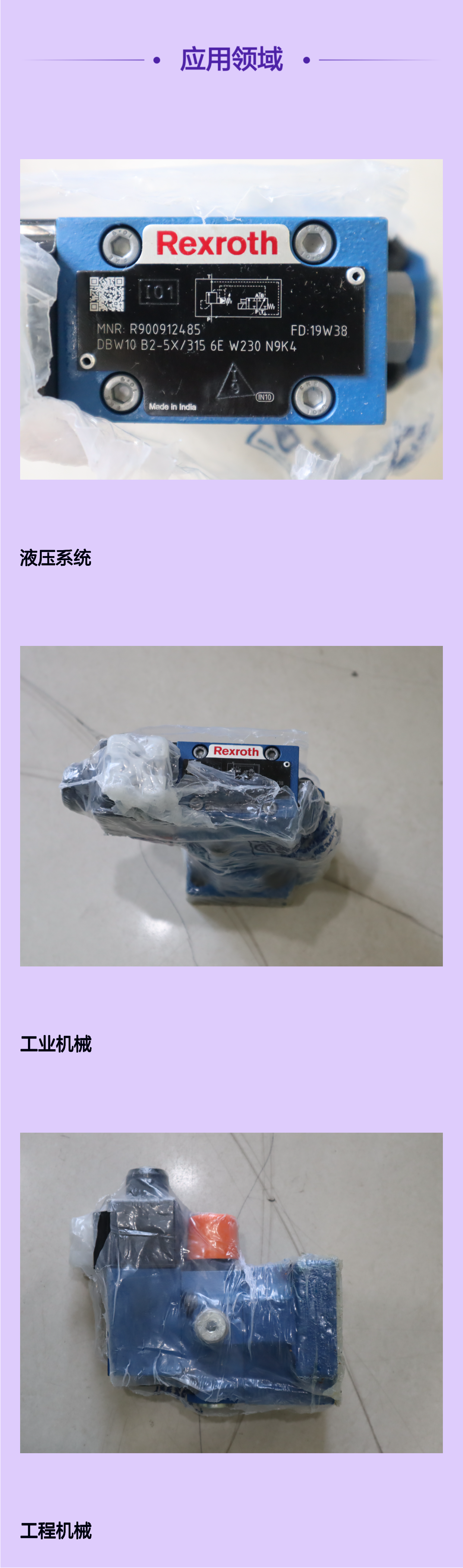 力士乐REXROTH电磁溢流阀DBW10B2-52/315-6EW230N9K4