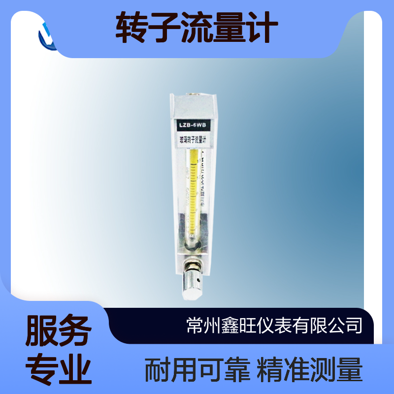 鑫旺LZB-6B螺纹连接全不锈钢转子流量计 1m3/h 氧气甲醇甲烷测量