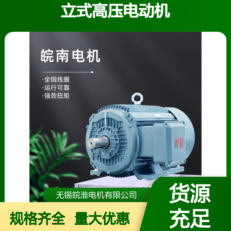 皖南电机马达YLKK中型立式高压电动机三相异步4kw5.5kw厂家直供