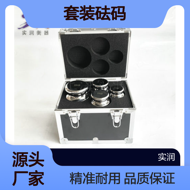 1kg-5kg套装砝码 实验室E2等级 公斤组316L无磁不锈钢法码