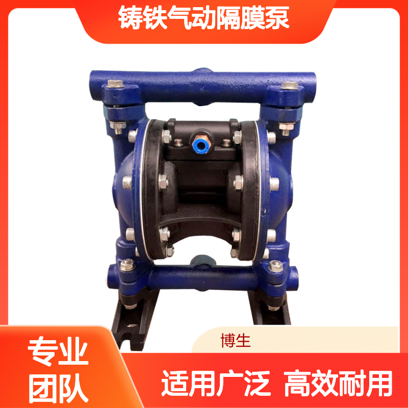 博生水泵 QBY5-15Z型铸铁气动隔膜泵 提升油桶 工业电子 锂电池厂