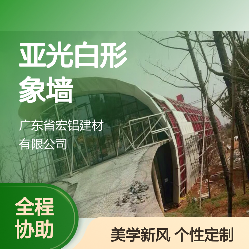 亚光白形象墙引领现代办公空间美学新风尚 材质型号 A1100-H24