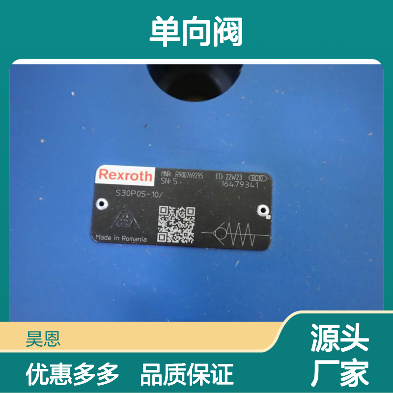 S30P05-10/ S30P05-1X/ R900769295 S30P05-11/ 力士乐REXROTH单向阀