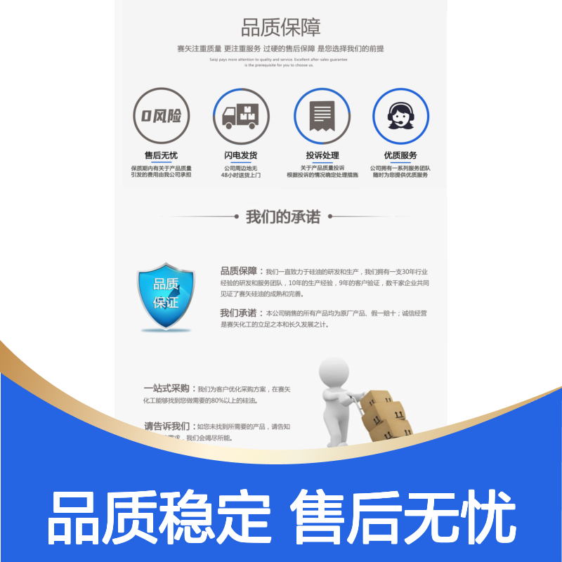 品质稳定不漂油的塑料拉丝硅油耐高温不粘半年内不满意退换货
