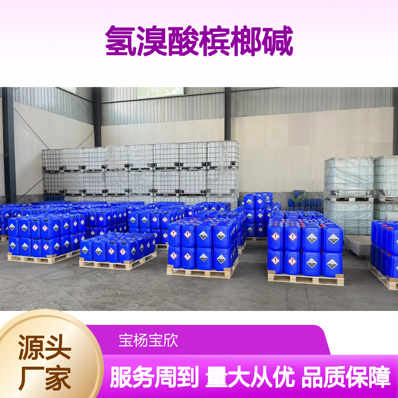 宝欣生物300-08-3氢溴酸槟榔碱白色粉末含量98%化工能源