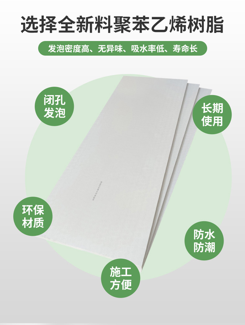 Cold storage extruded panels with high strength and compression resistance extruded insulation panels for large refrigerated trucks with interlayer insulation