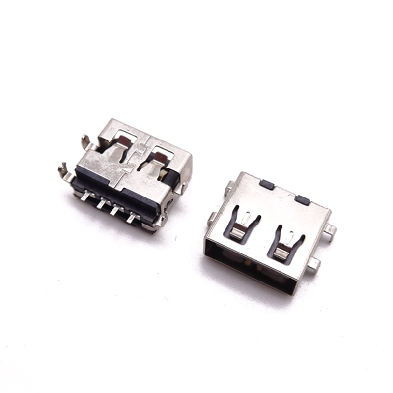 Jixing Precision USB Short Body Mother Seat Connector Sink Plate Four Pin Plug Board Circuit Board Charging Port