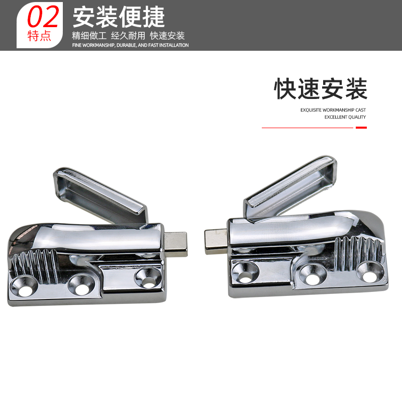 C-838 zinc alloy window cabinet door latch, door latch spring press latch lock, anti-theft door lock latch MX11