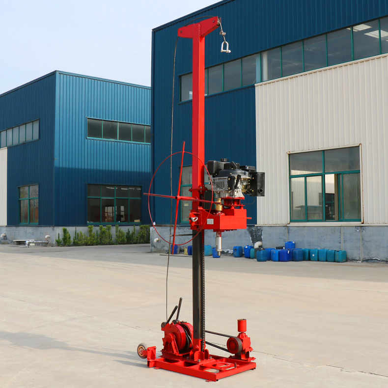 Supply of engineering geological exploration small drilling rig JZ-3 for field geological and mineral exploration sampling, easy disassembly and assembly of drilling machine