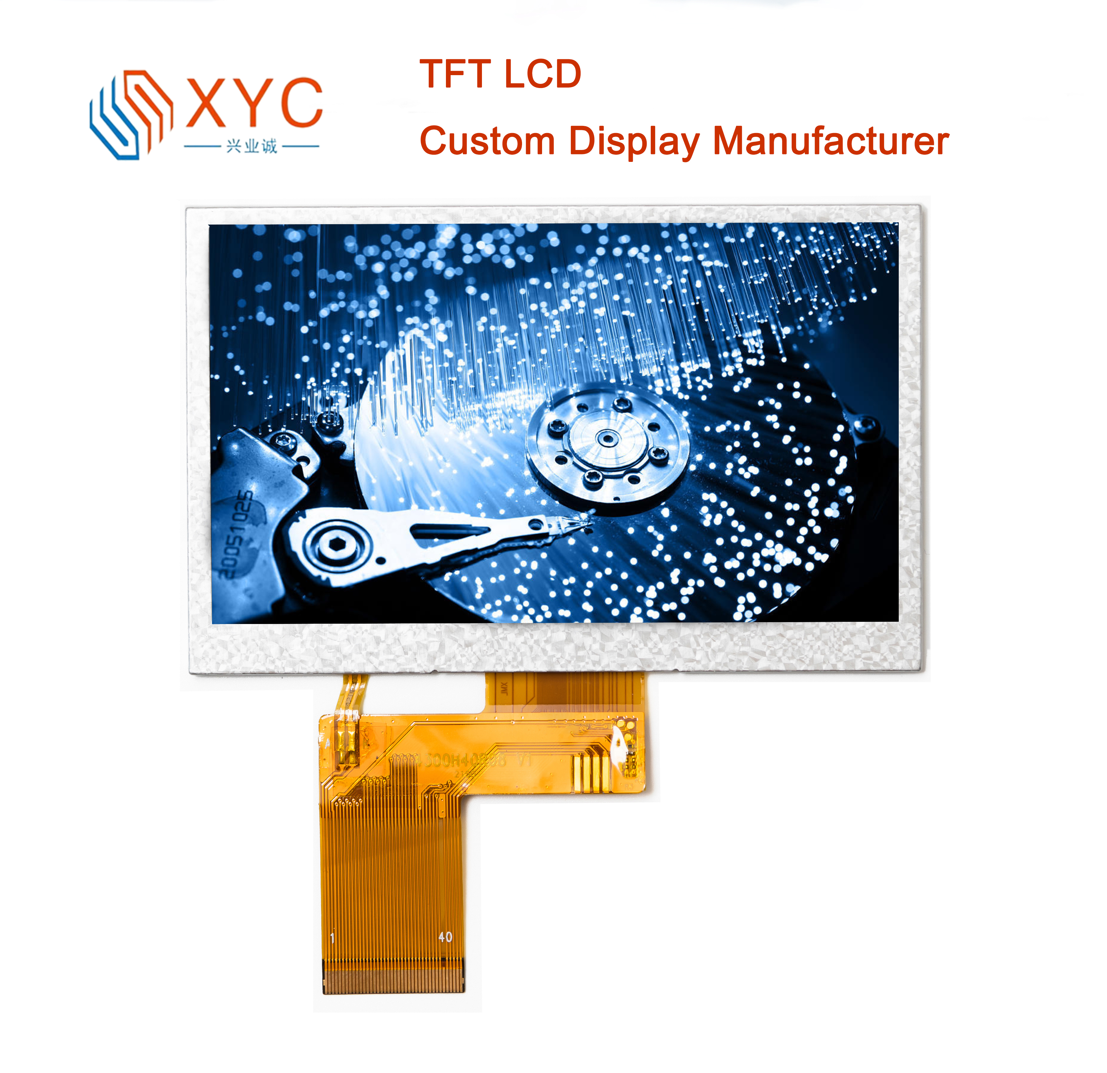 4.3 inch LCD screen, bare screen, full view angle 800 * 480, high-resolution touchable display screen manufacturer