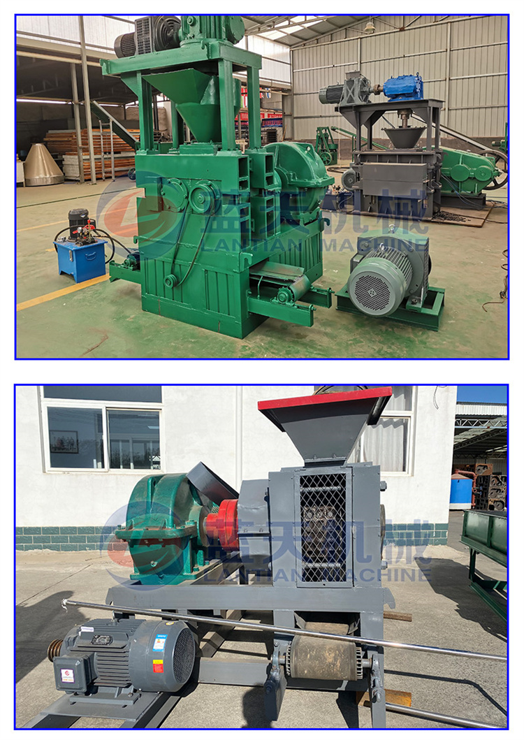 Graphite ball press glass batch dolomite powder ball press large Petroleum coke Limonite molding equipment