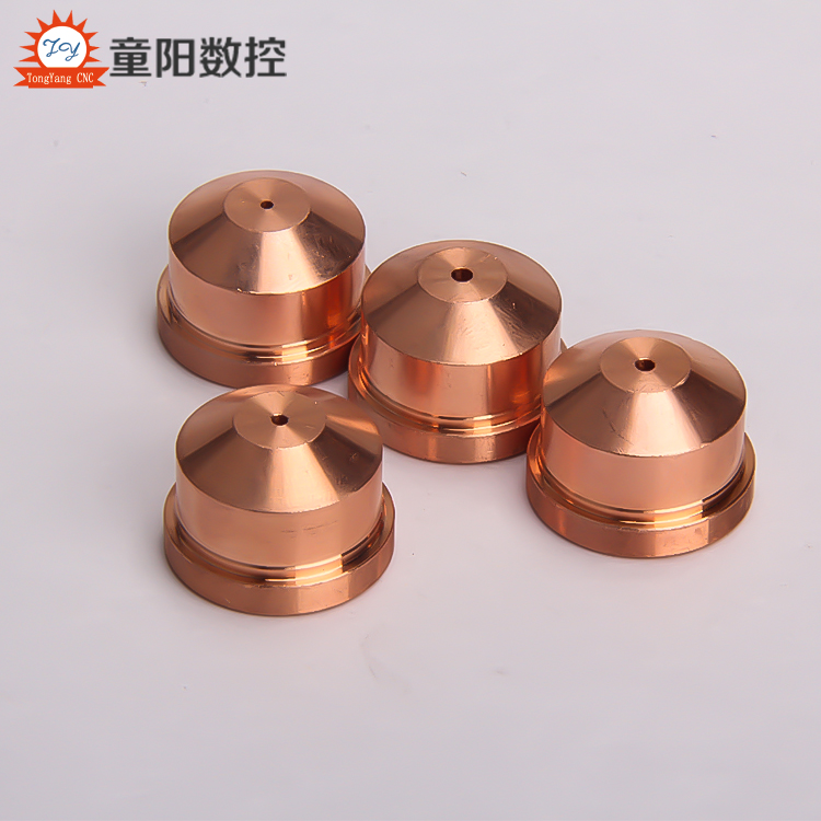 All copper laser cutting machine nozzle high-temperature resistant laser nozzle CNC machining parts non-standard customization