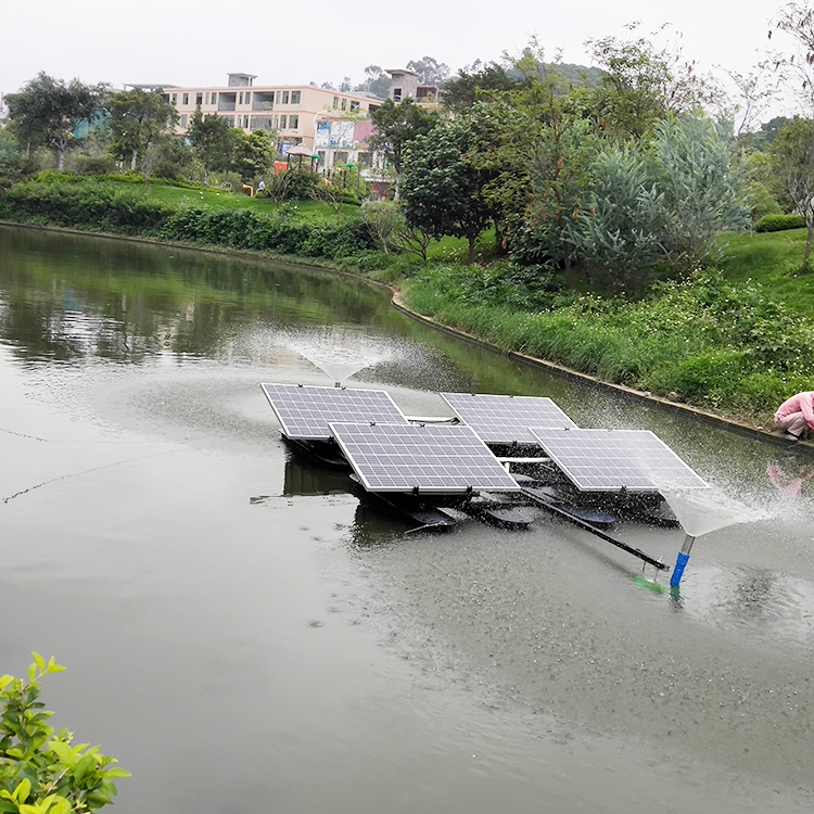 【 Dongfangyuan 】 Supporting solar aeration aerator for river management Water circulation aeration aerator