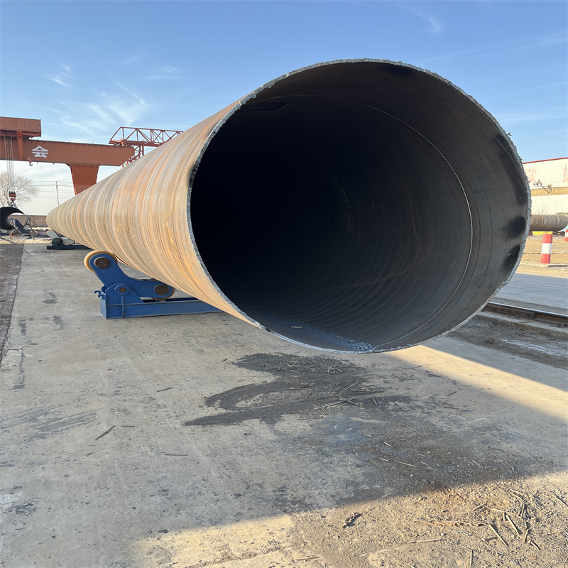 Q235B spiral steel pipe 1520 * 12 large diameter thick wall spiral pipe construction engineering coil drainage spiral circular pipe