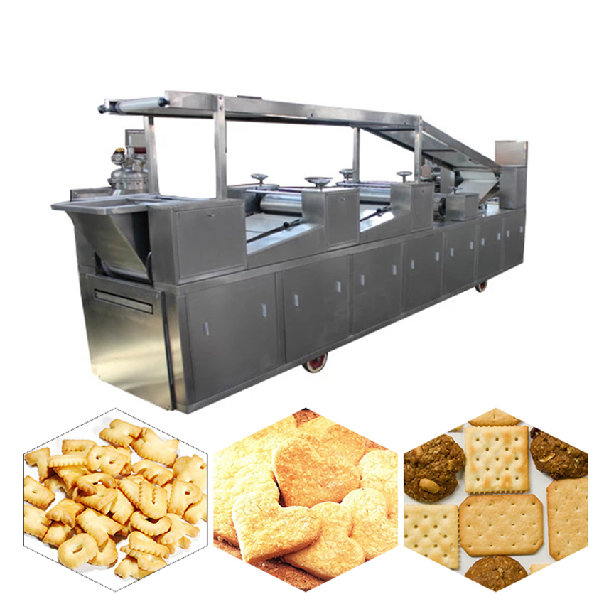 Biscuit production line_ Natural gas oven biscuit production machinery Various shapes of biscuit production lines