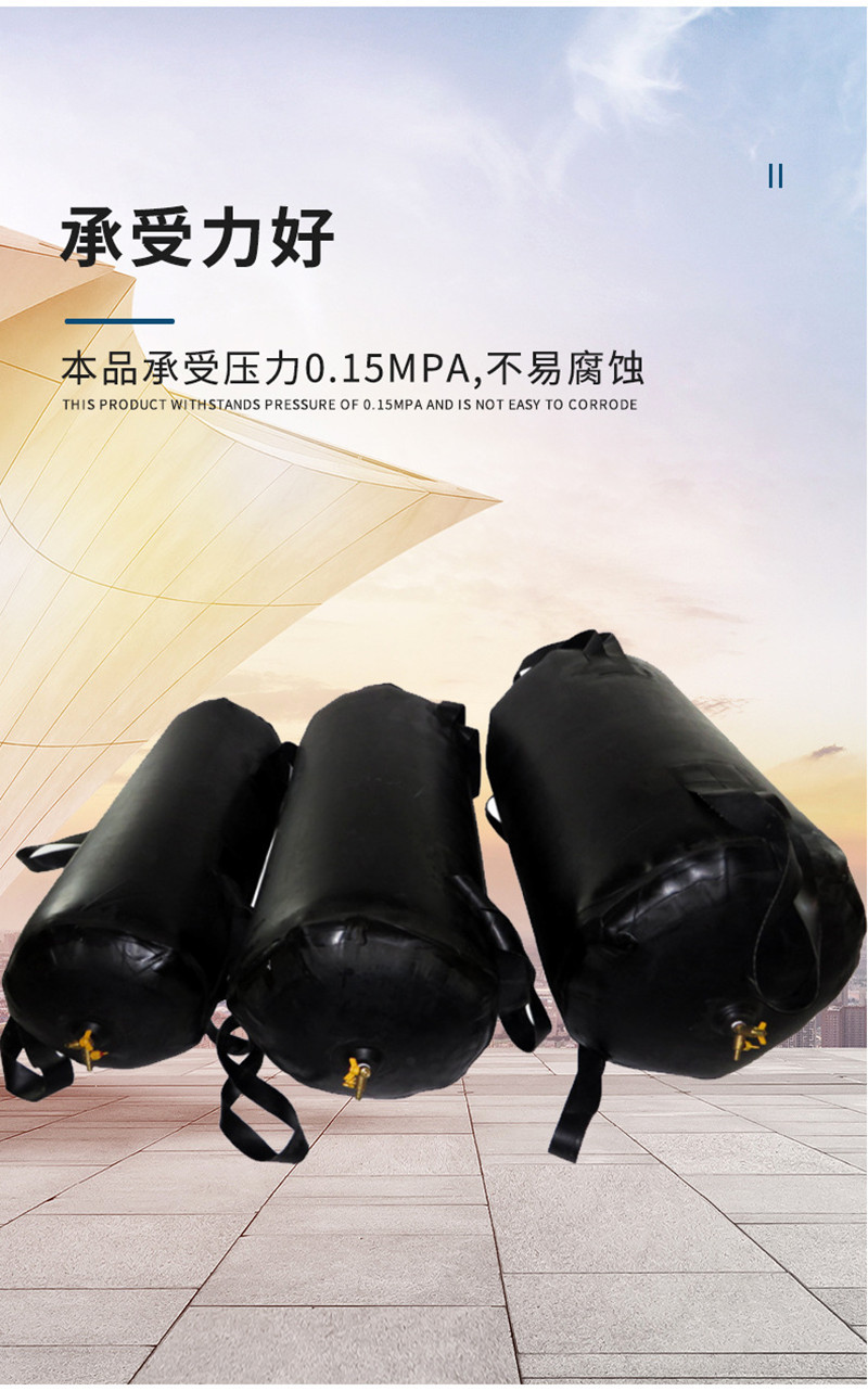 Drainage pipeline sealing, air bag water blocking, bridge rubber inflatable core mold model and size can be customized