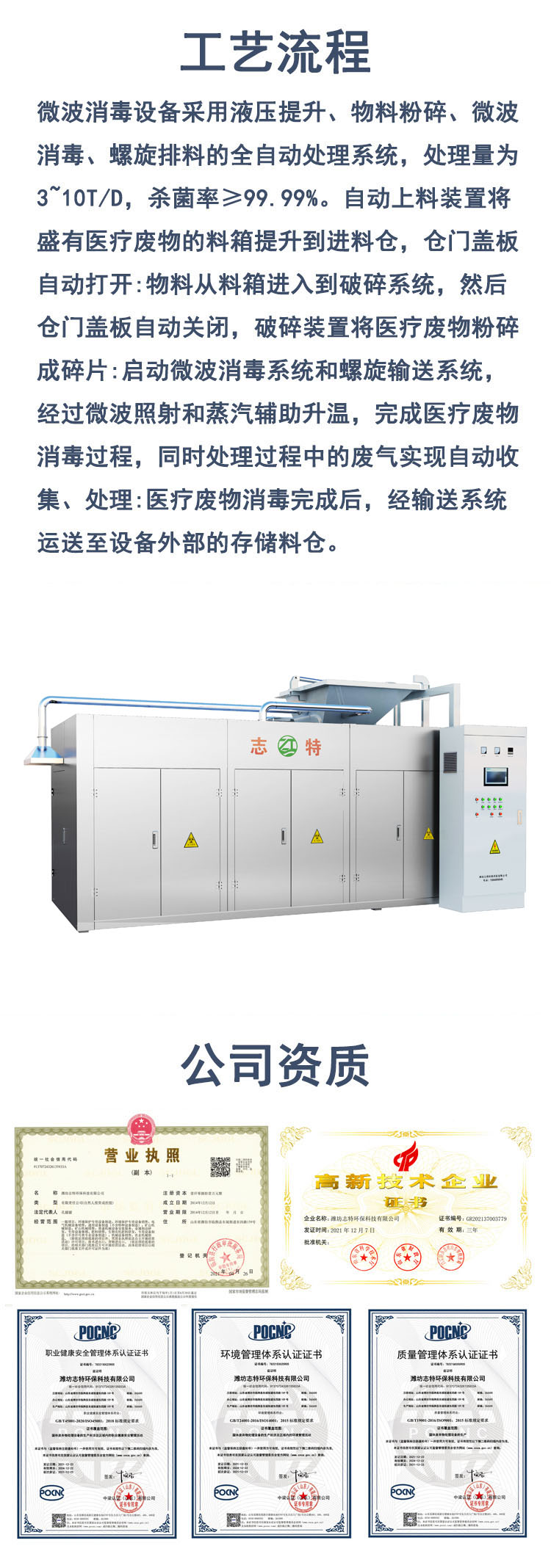 Medical waste treatment equipment - Microwave disinfection treatment - Rapid sterilization and disinfection without secondary pollution