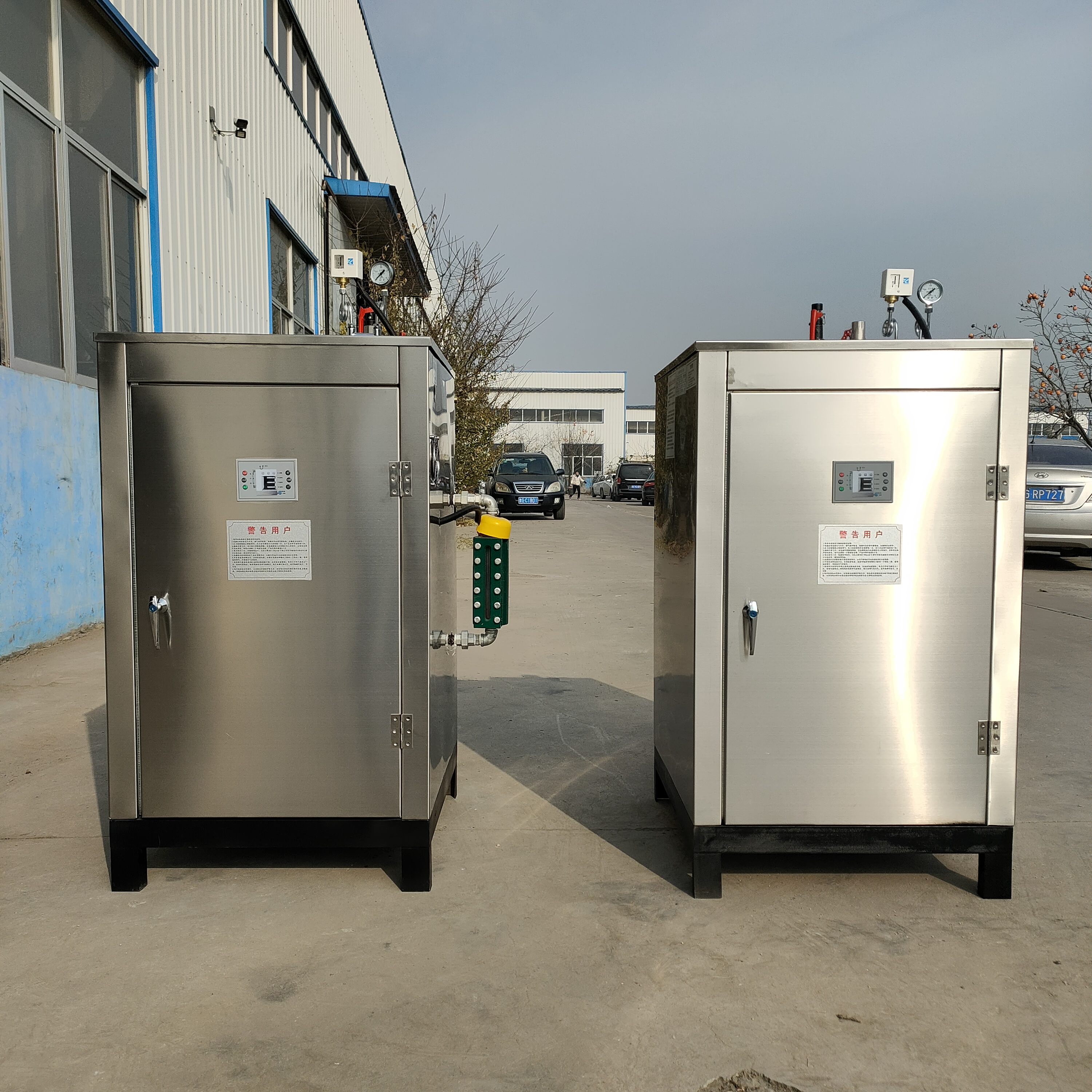 Electric heating steam generator with an output of 50 kilograms Electric heating steam boiler with a capacity of 36 kilowatts Bridge maintenance machine