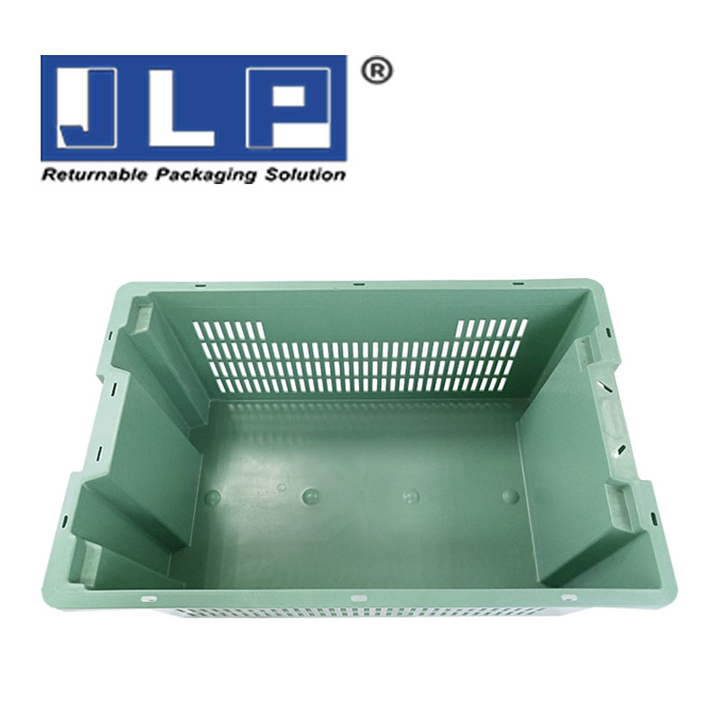 Fresh Basket Cold Fresh Meat Basket Factory Food grade PP Seafood Basket Pork Transport Basket Export 600 * 400 * 270/220