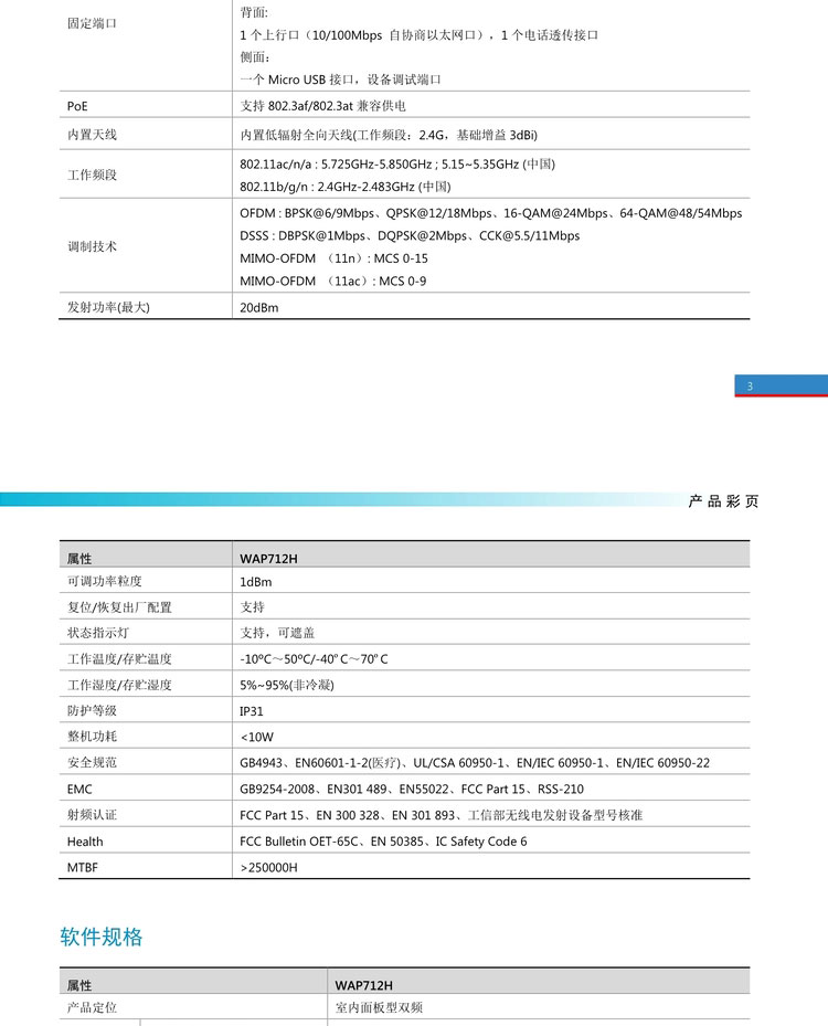 Xinhua San Dual Band Face to Face Wireless AP WAP712H-FIT Wireless Access Point Type 86 Enterprise Wi Fi