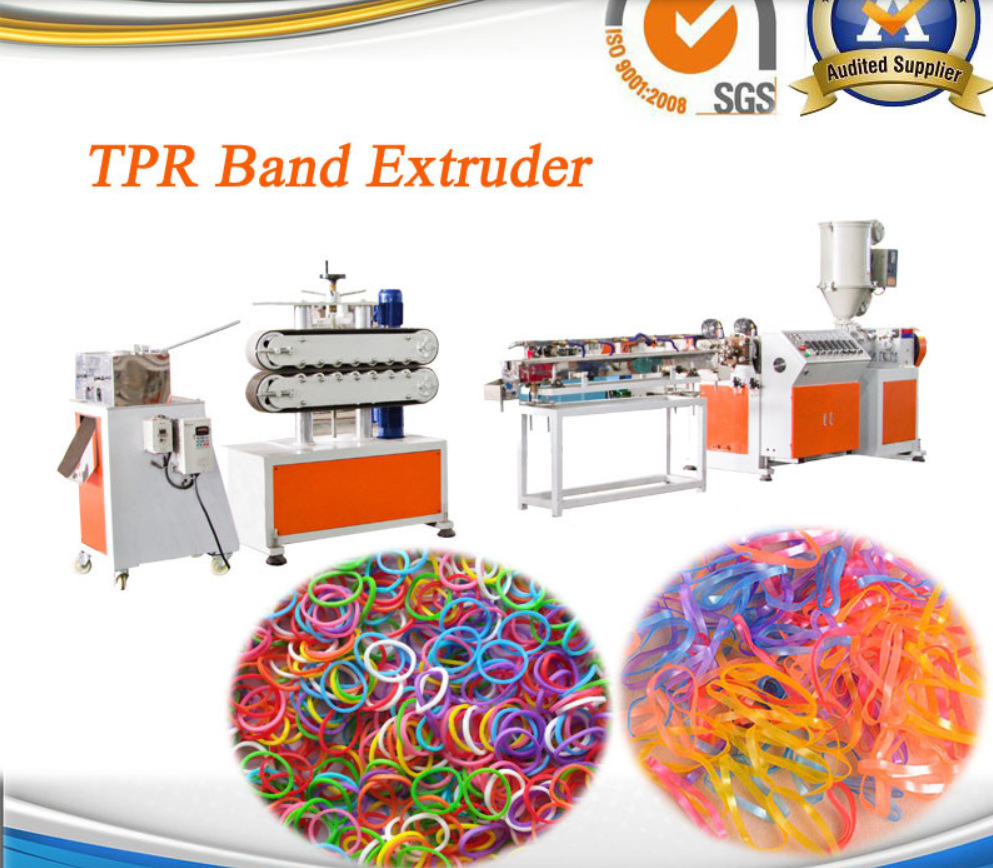 Making Rubber Band Machine Making Student Skin Buckle Extruder Equipment Trapping Crab Rubber Ring Production Line