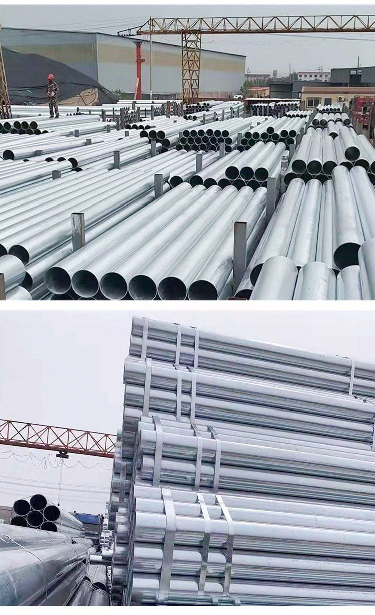 【 Thunderstorm Bright 】 Processing of 235 hot-dip galvanized large-diameter steel pipes with galvanized straight seam pipes