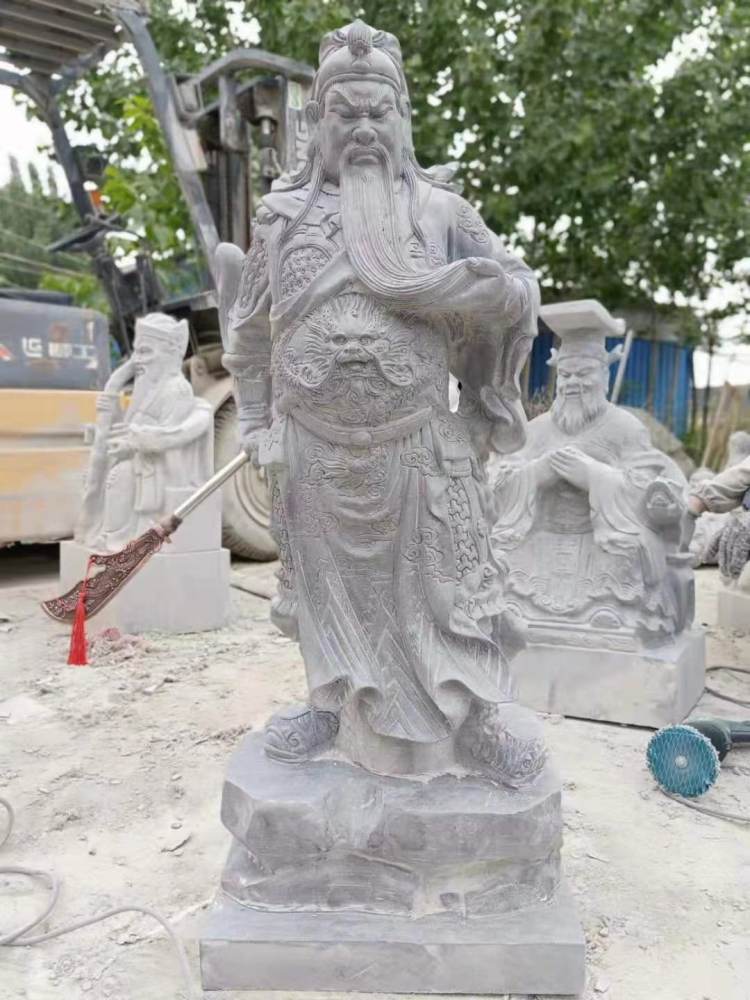景观古代人物雕刻 石雕观音雕像 法制学校雕塑 厂家有现货