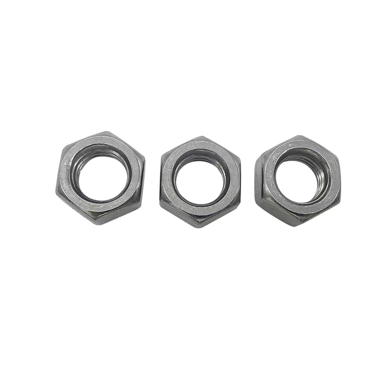 Photovoltaic hot-dip galvanized nut grade 4 8 GB6170 national standard enlarged hole hot-dip galvanized hexagonal nut