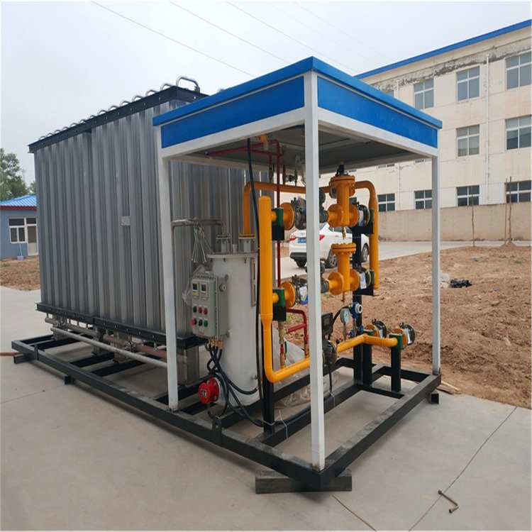 Tairan Technology sells 300 cubic meters of lng gasification skid mounted station vaporization pressure regulating skid steam boiler