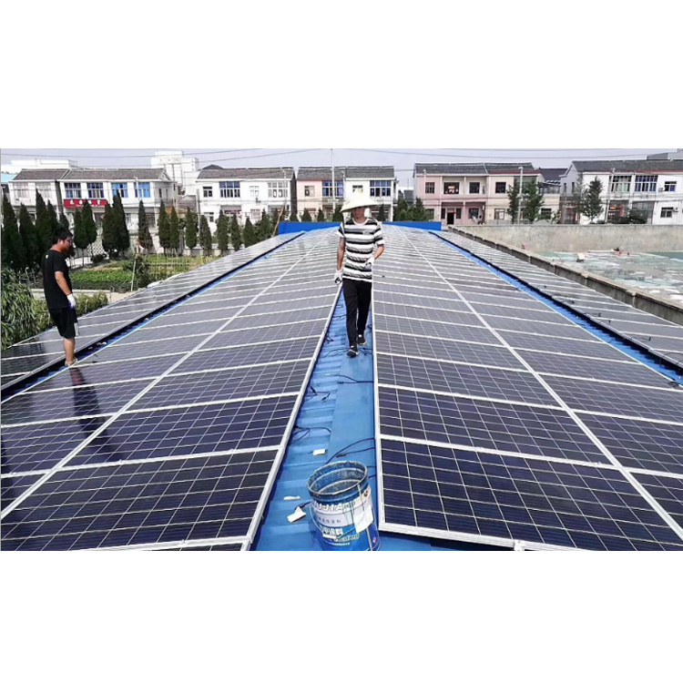 Solar power generation system household 220v3000W complete set of photovoltaic power generation panel energy storage reverse control integrated machine