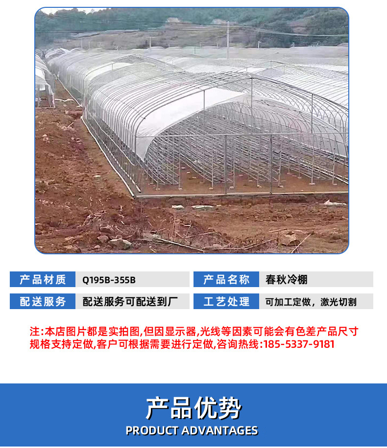 New style grape planting shed, off-season fruit greenhouse, single arch greenhouse, greenhouse pipe spot, Taiyouyi factory