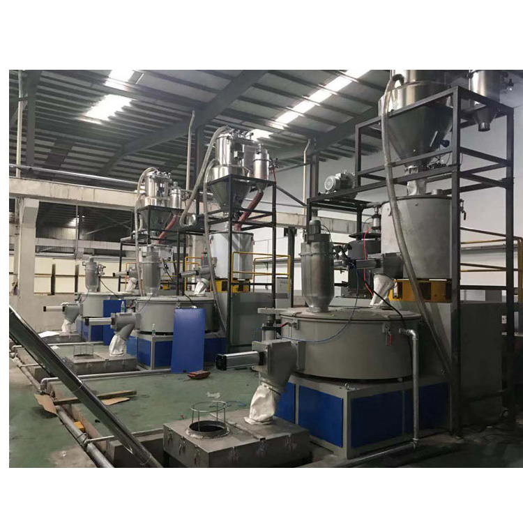 Woruisi Machinery Stainless Steel High Speed Mixing Unit PVC Mixer Equipment