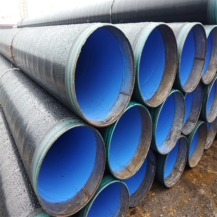 Buried 3PE anti-corrosion spiral steel pipe for sewage and water supply delivery, customized according to needs