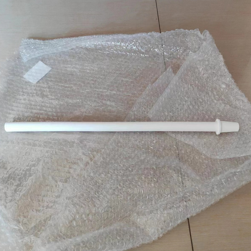 Quartz crucible for melting block furnace, 500mm long stopper rod base, use temperature 1600 ℃, spot packaging