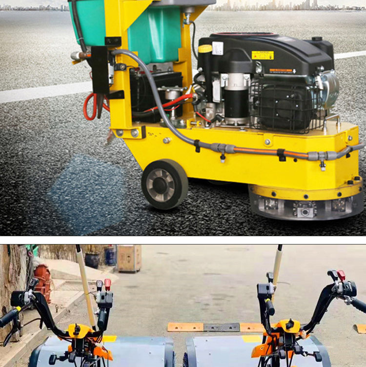 Hand-push small road marking machine Traffic marking cleaning machine has a wide range of uses