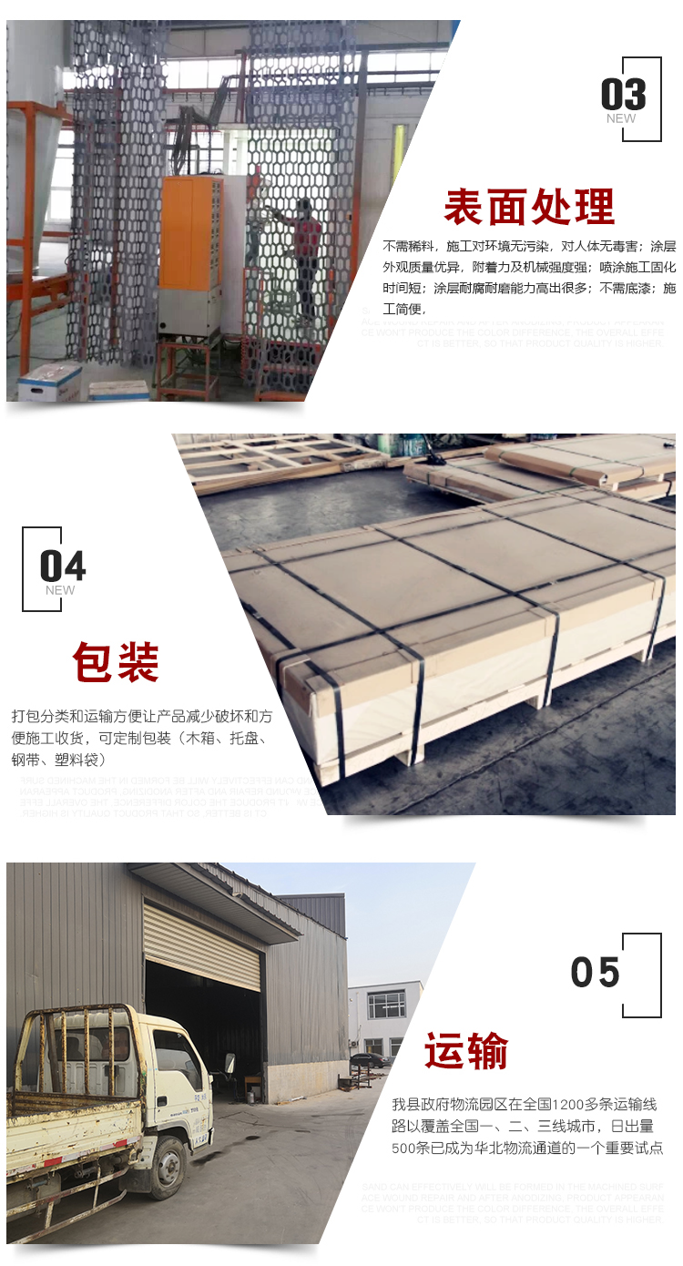 Aluminum veneer perforated curtain wall, station roof, aluminum alloy plate, long service life of rain shelter roof