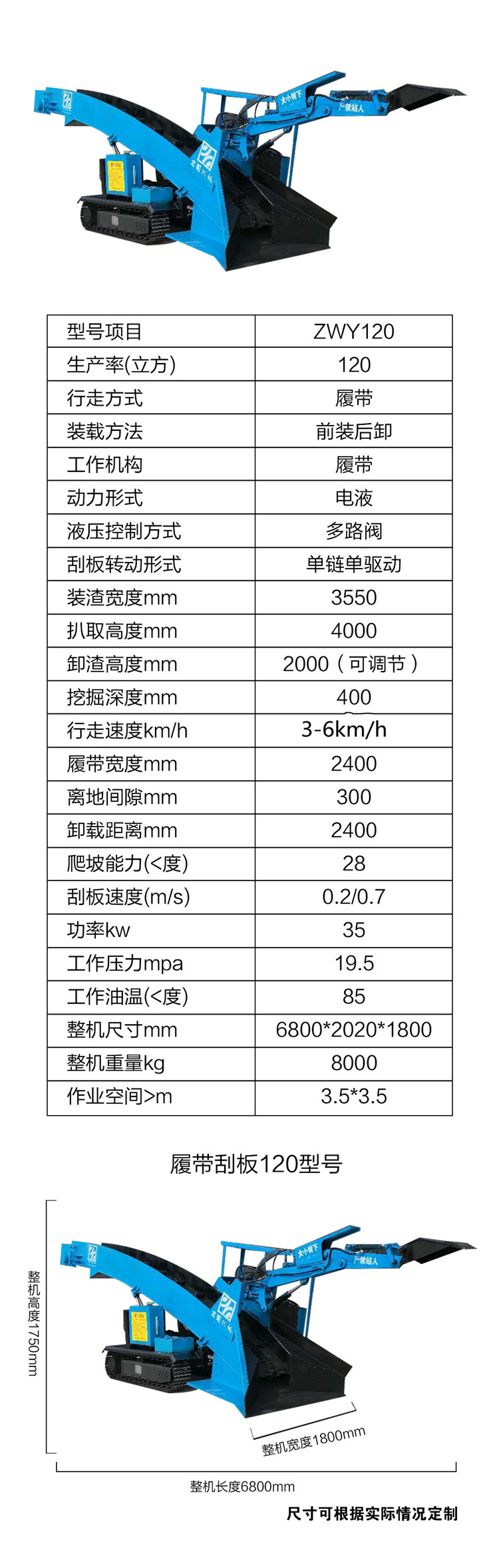 Safety standard for hydraulic engineering mining loaders for 60 type tunnel mucking machine single chain crawler mucking machine