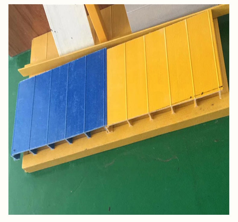 FRP Cesspit cover plate Jiahang FRP arch circular arc blue hollow plate chemical plant