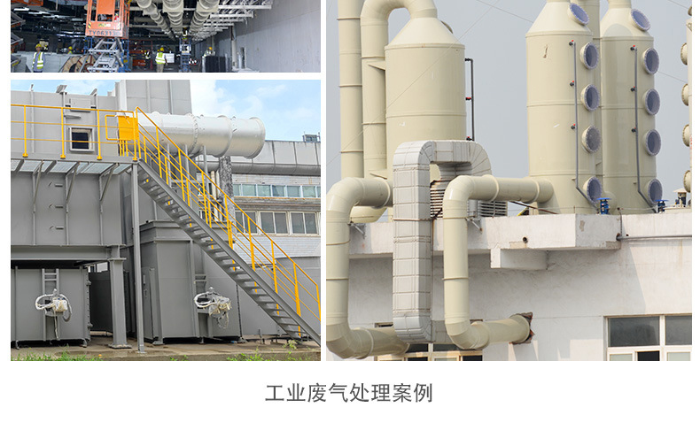 Water film spray tower chemical washing packing tower waste gas treatment device desulfurization rate 90%