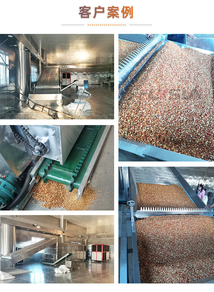 Guoxin fully automatic orange peel dryer equipment Qingqiao sweet potato peel and fruit residue belt dryer