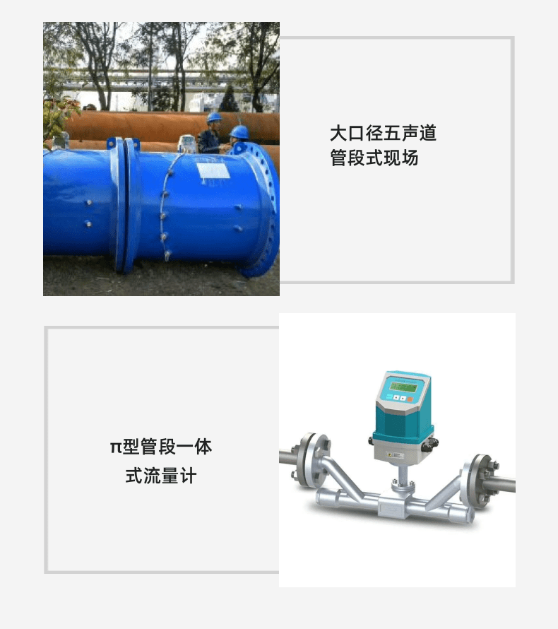 Haifeng Pipe Section Ultrasonic Flowmeter Wireless Remote Transmission Intelligent Water Meter Protection Level IP68 Measurement Stability