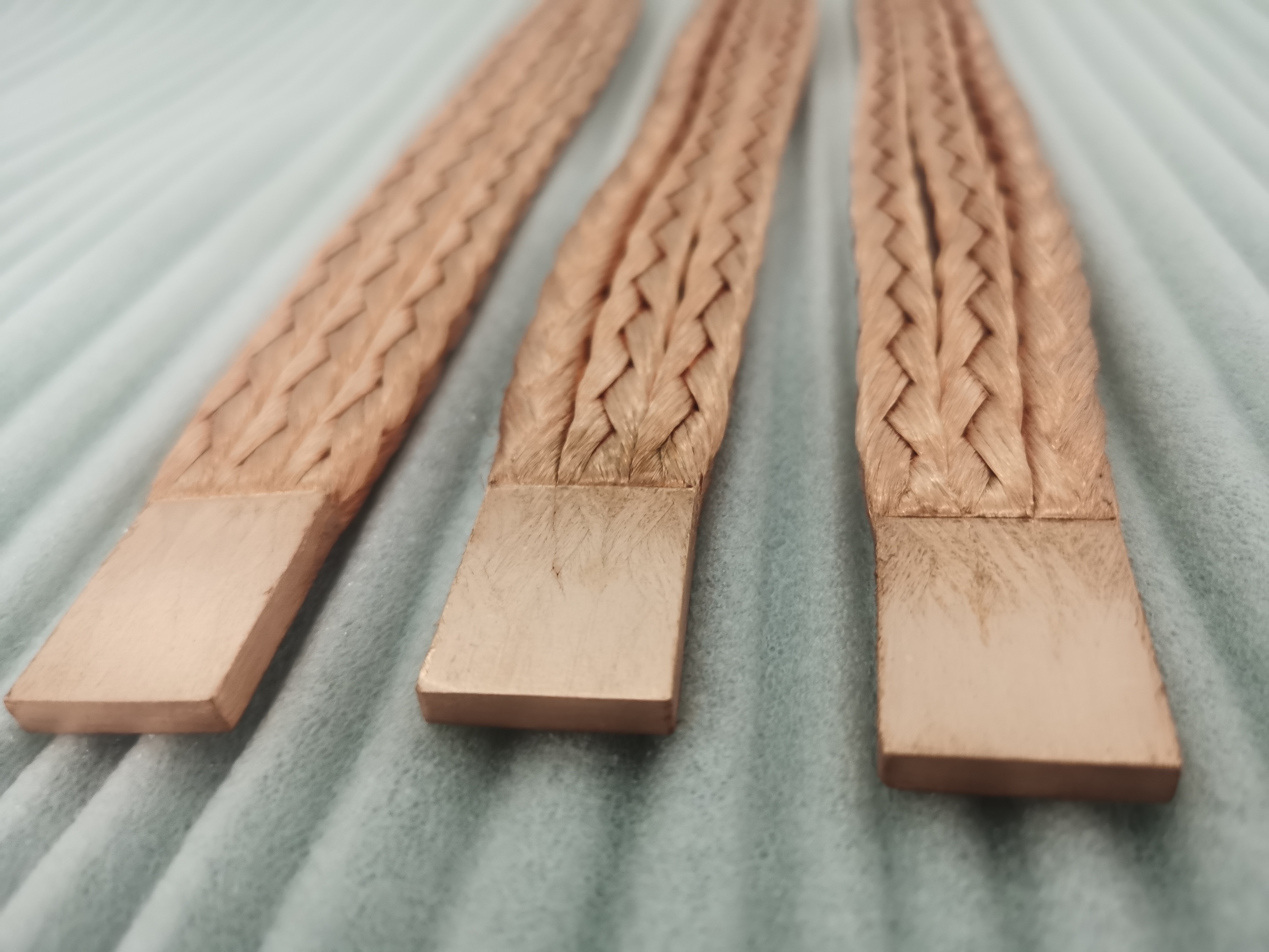 Baishili copper braided tape fusion pressing integrated soft connection copper braided flexible wire soft copper bar