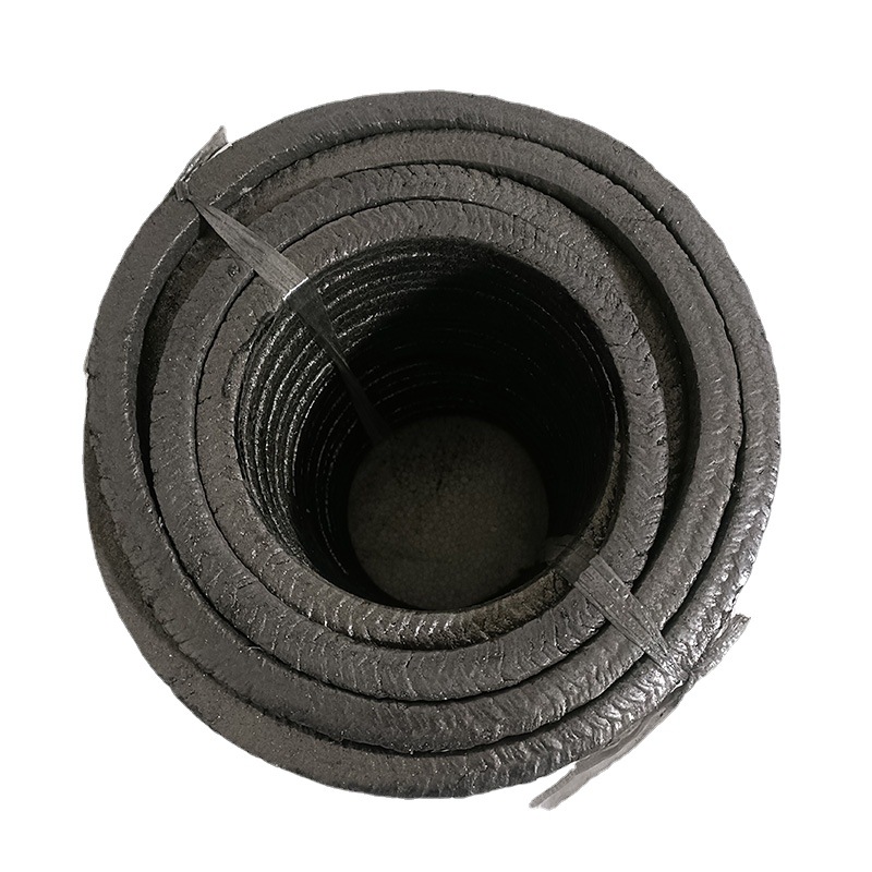 Oil immersed asbestos packing high-pressure graphite packing rope water pump packing sealing asbestos rubber high-temperature resistant rubber packing