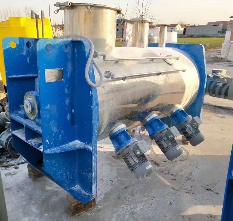 Used plow blade mixer High speed paddle blade mixing equipment 0.5-20 cubic meter dry powder mortar mixer