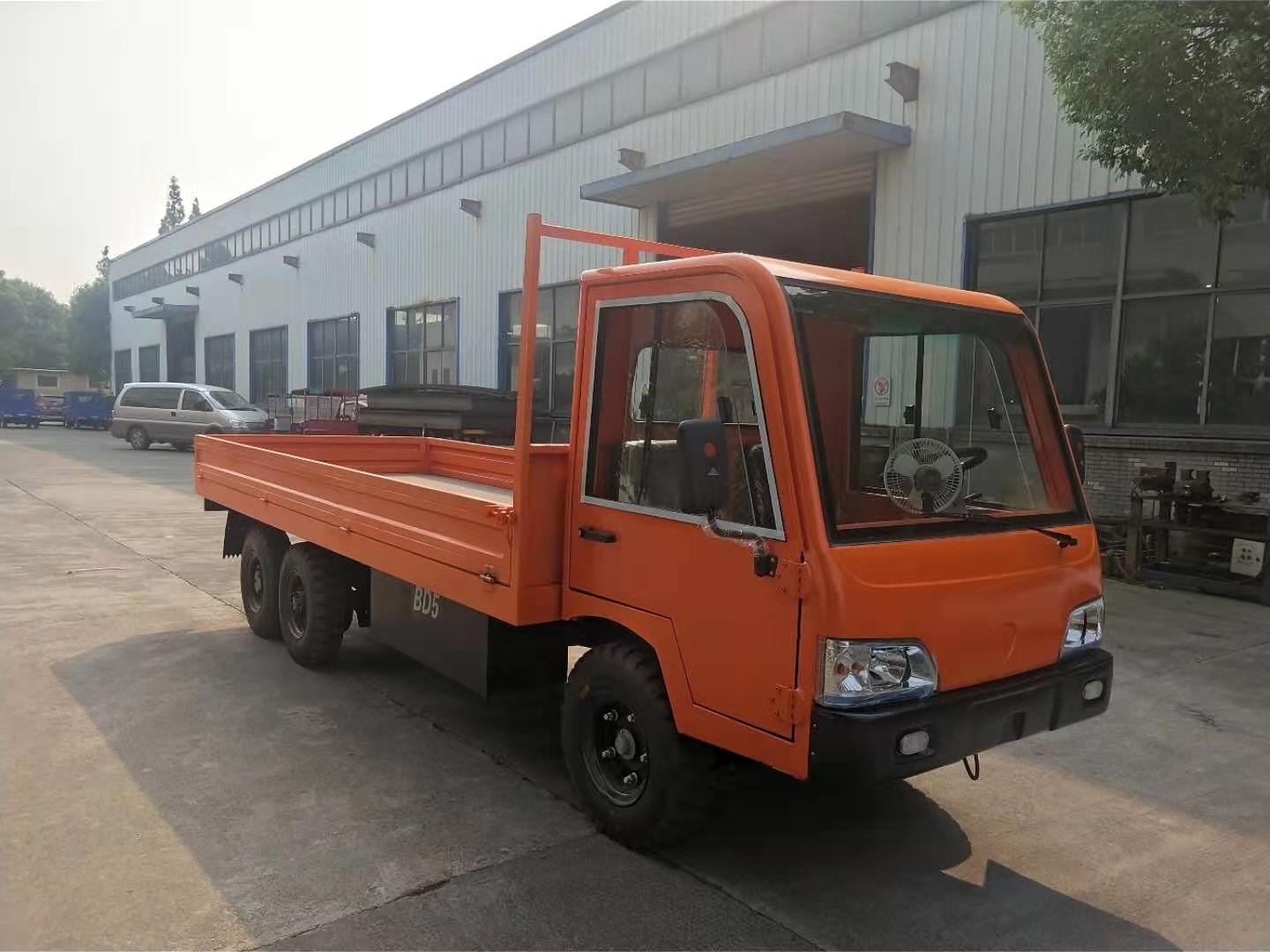 Electric pull truck, flatbed battery truck, LK05, 5-ton electric flatbed truck, directly sold by Lexus manufacturer