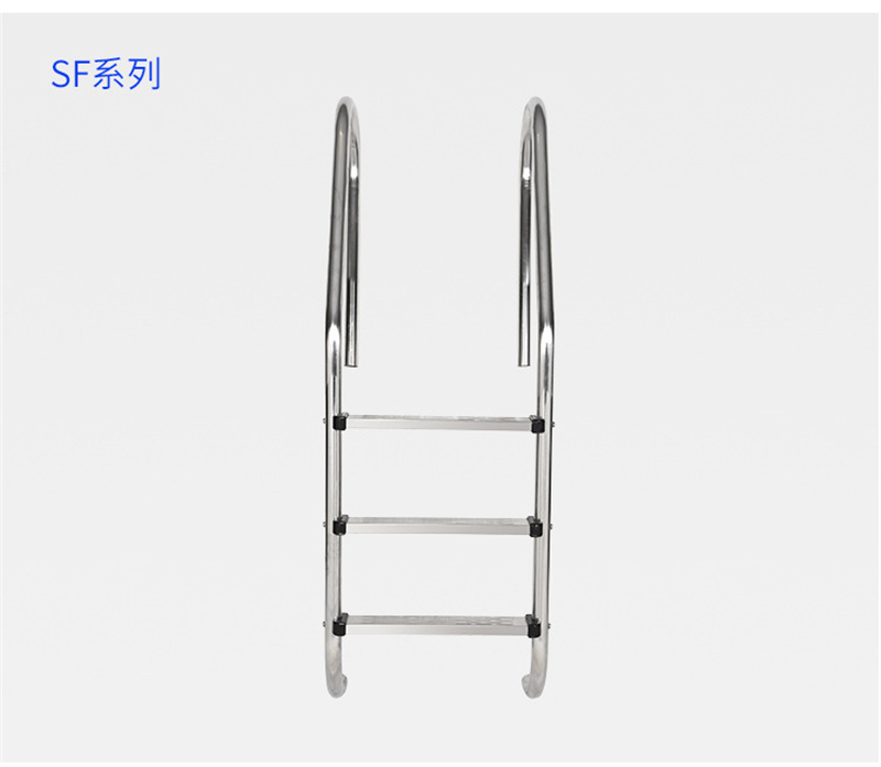 Swimming pool dedicated escalator underwater ladder 304 stainless steel thickened underwater escalator