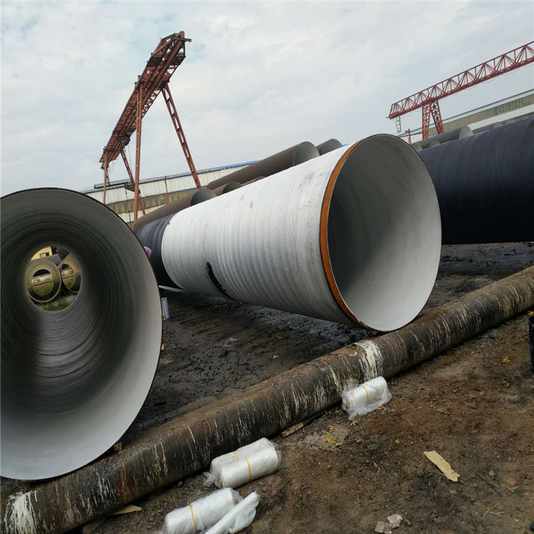 Juxintai Buried Three Oil Two Cloth Anticorrosive Steel Pipe Brushing Oil Wrapped Spiral Pipeline