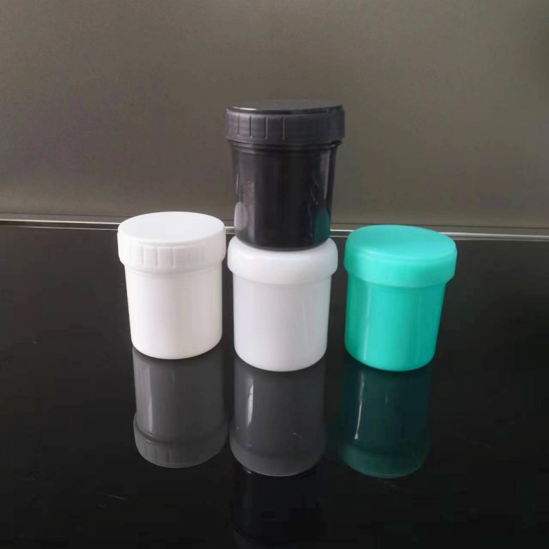 Xujing Plastic Thickened 150ML Inner Cap Large Mouth Bottle PP Plastic Bottle Cosmetic Bottle Solid Bottle Solder Paste Bottle E078