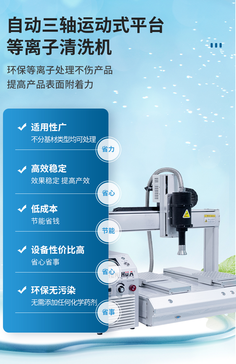 Source Factory Automatic Three Axis Motion Platform Plasma Cleaning Machine Plasma Rotating Spray Gun with Low Cost